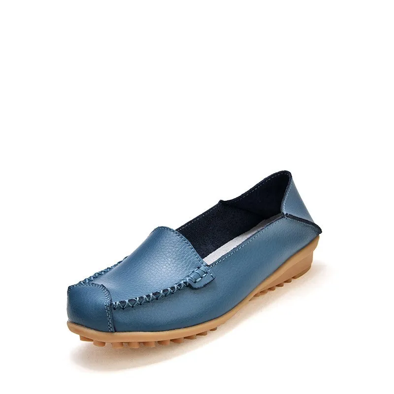 Women's stylish fashion breathable flat slip-on loafers