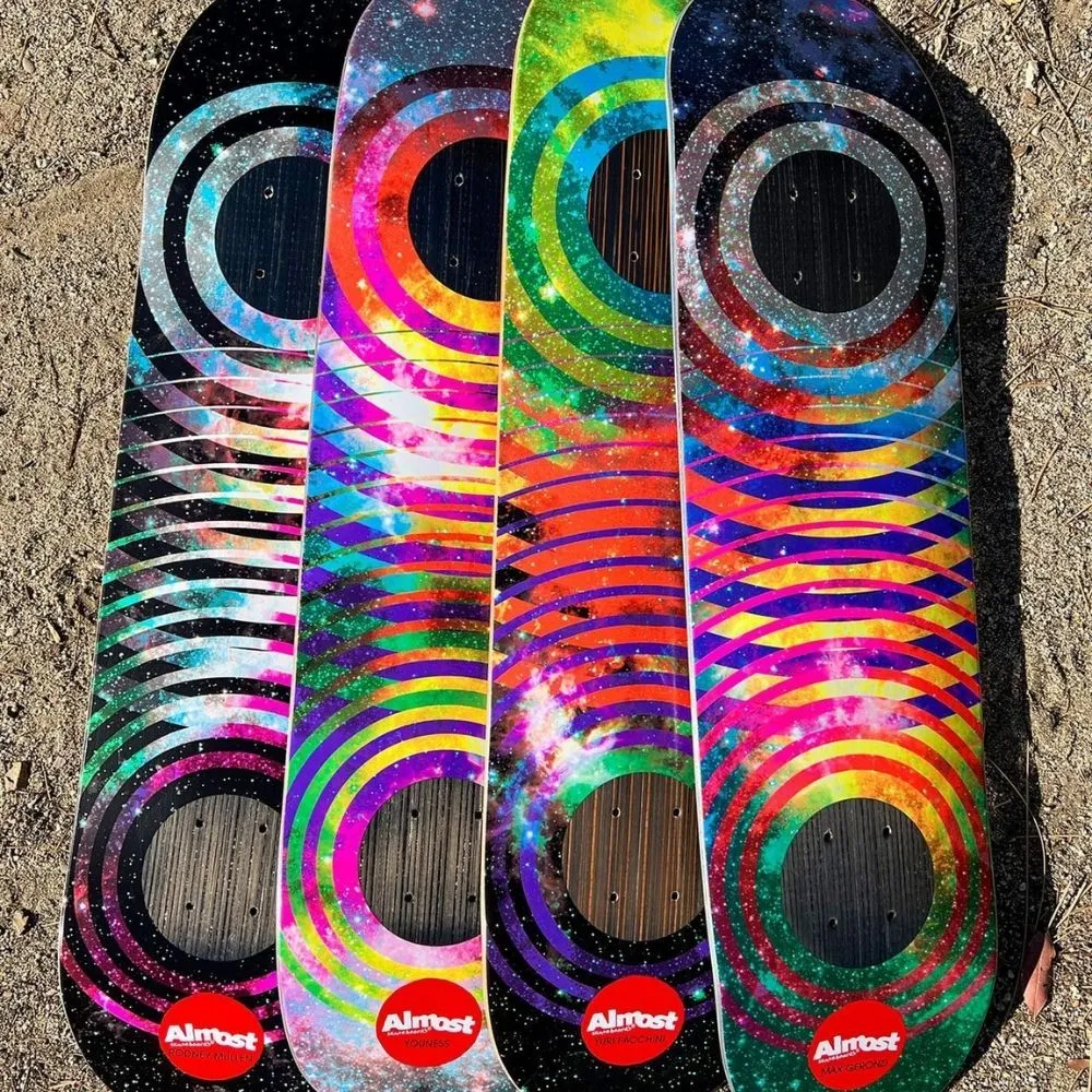 Youness Space Rings Impact 8.375" Skateboard Deck